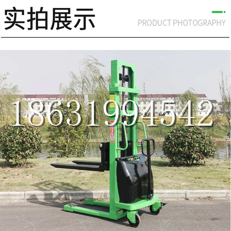 开鲁县电动叉车堆高车液压铲车电瓶1吨2吨站驾步行式小型全自动叉车
